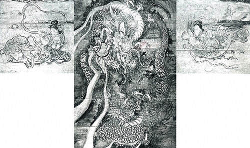 清滝寺楼門の天井画