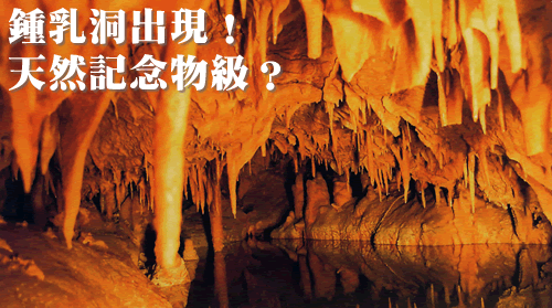 鍾乳洞出現 天然記念物級?